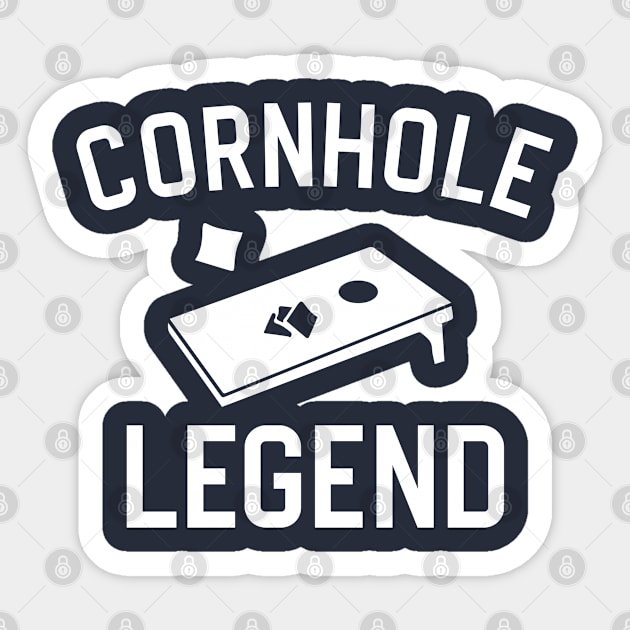 Funny Cornhole Gift Cornhole Player Gift Cornhole Legend Sticker by kmcollectible